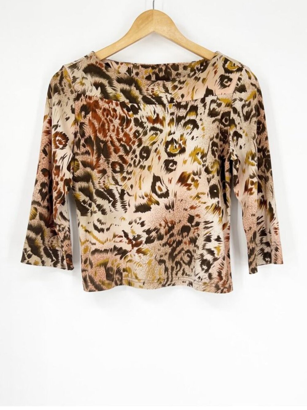 Y2k Vintage New York City Design Co Animal Print Top Size Medium
